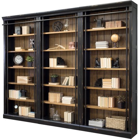 Toulouse Toulouse Bookcase in Aged Ebony IMTE4094